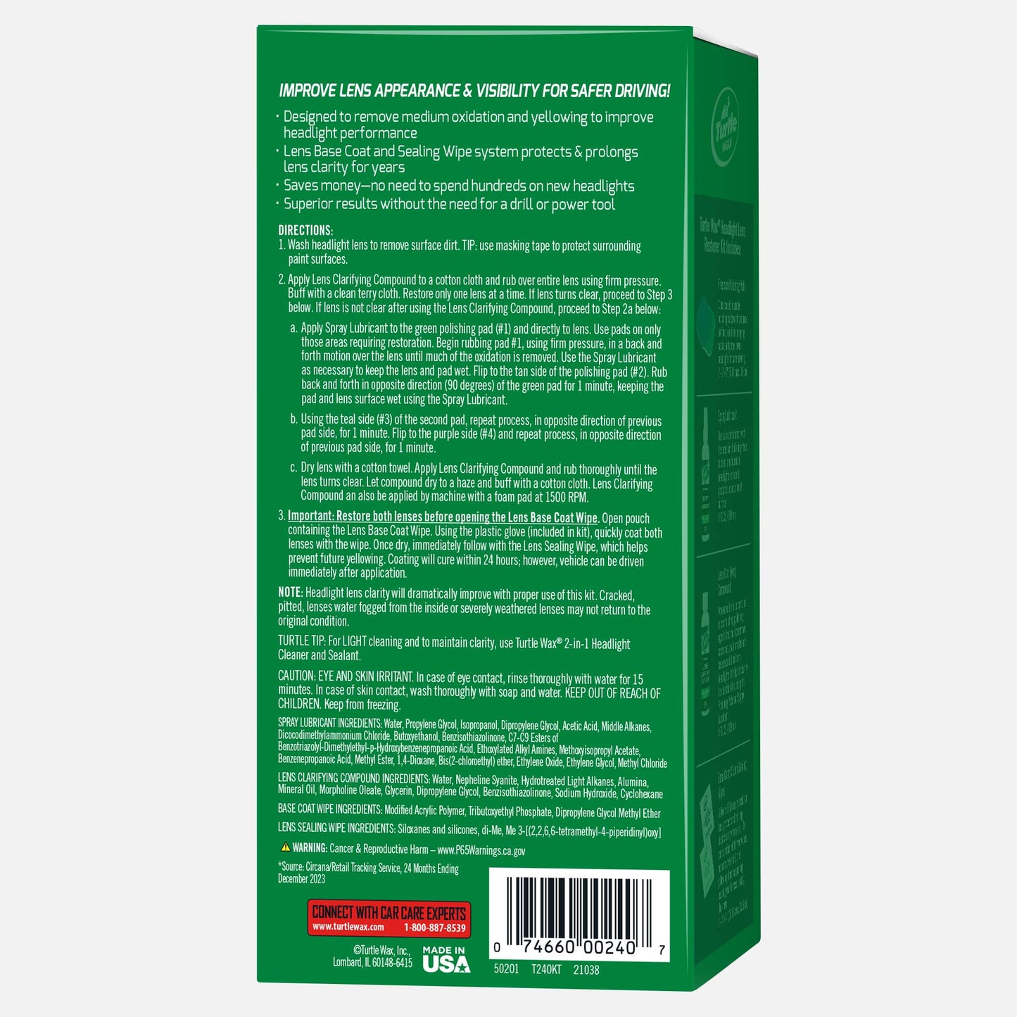 Headlight Lens Restorer Kit