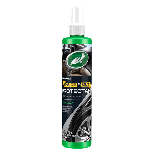 Turtle Wax Interior Exterior Spray (307ml). Protects car surfaces. Quick, easy shine. Ideal for Indian car owners.