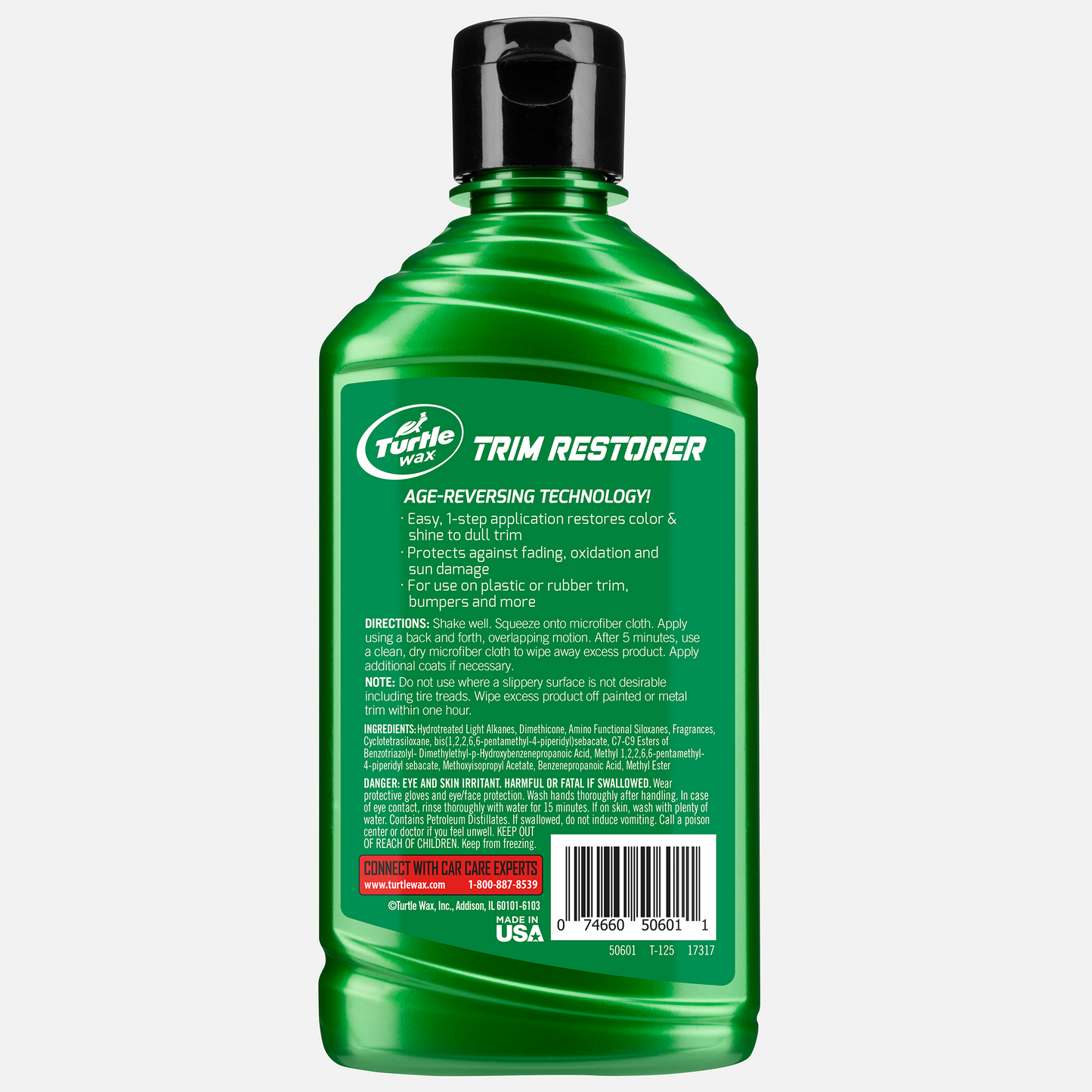 Turtle Wax Trim Restorer revives car plastic, rubber bumpers. Easy application restores dull trims, protects from sun damage. Buy now in India!