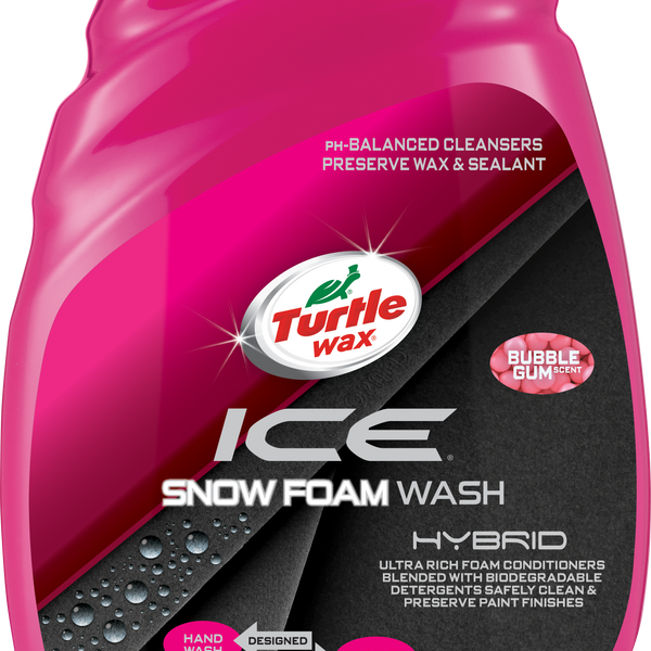 Turtle Wax ICE Snow Foam Wash for cleaning cars in India. Ph-balanced formula with bubble gum scent. Turtle Wax ICE Snow Foam Wash for cleaning cars in India. Ph-balanced formula with bubble gum scent.