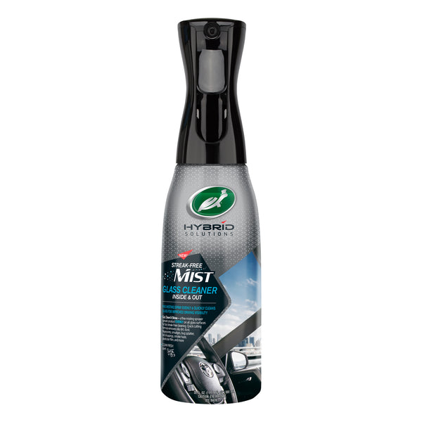 Turtle Wax Hybrid Solutions streak-free mist for glass cleaning, inside & out, in a 591ml spray bottle. कार की सफाई के लिए.
 Turtle Wax Hybrid Solutions streak-free mist for glass cleaning, inside & out, in a 591ml spray bottle. कार की सफाई के लिए.