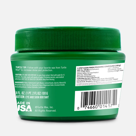 1-Step Clean Finish Polishing Compound, 100ml