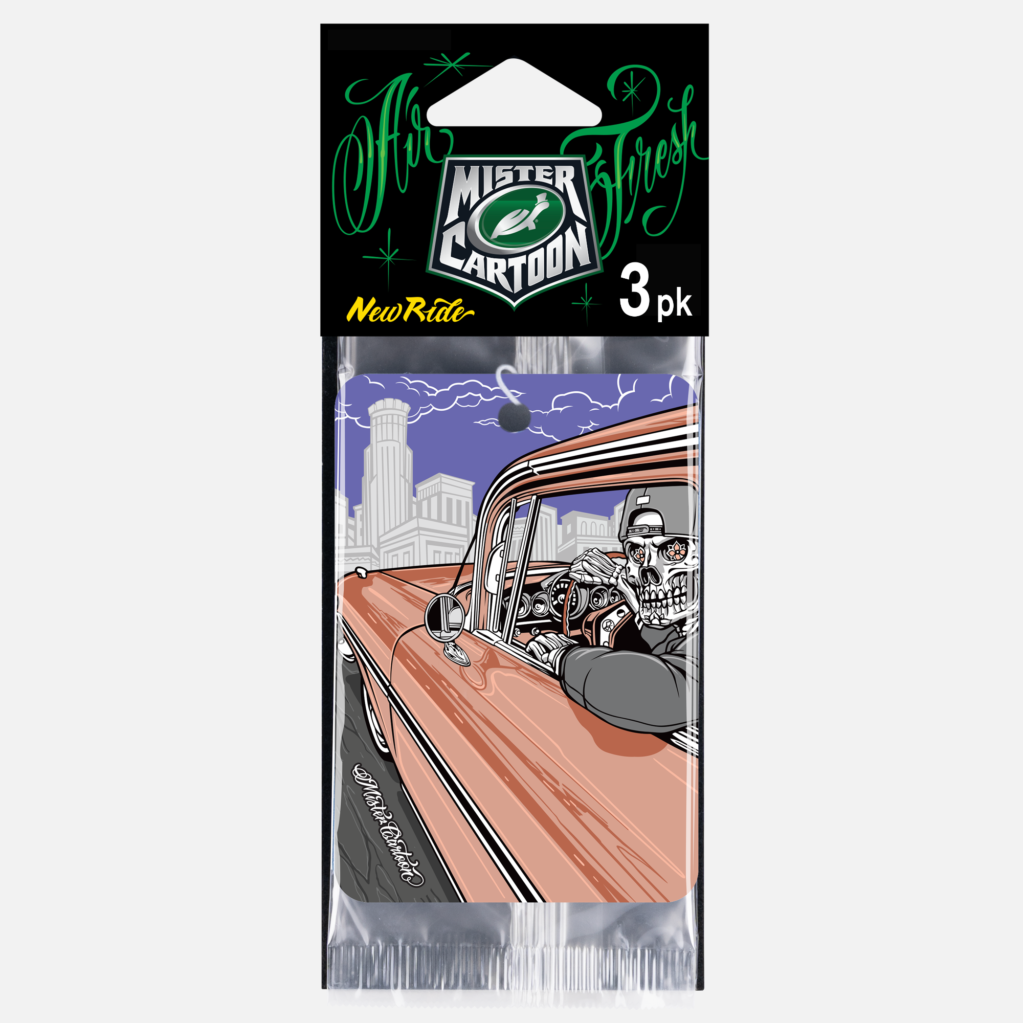 Paper Air Freshener New Ride (3 pack) | Turtle Wax x Mister Paper Air Freshener New Ride (3 pack) | Turtle Wax x Mister