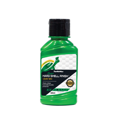 Turtle Wax Super Hard Shell Finish Liquid Wax in a 100ml green bottle offers shine & protection. Trusted for car care in India. Turtle Wax Super Hard Shell Finish Liquid Wax in a 100ml green bottle offers shine & protection. Trusted for car care in India.