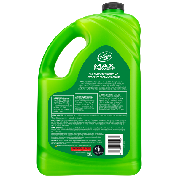 Turtle Wax MAX Power कार वॉश, एक शक्तिशाली ऑटो क्लीनिंग सोल्यूशन। आपकी कार की सफाई के लिए एकदम सही विकल्प।