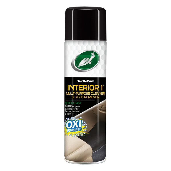 Turtle Wax Interior 1 spray for cars, 500ml. Multi-purpose cleaner for fabric, carpet and vinyl. Car accessories India. Turtle Wax Interior 1 spray for cars, 500ml. Multi-purpose cleaner for fabric, carpet and vinyl. Car accessories India.