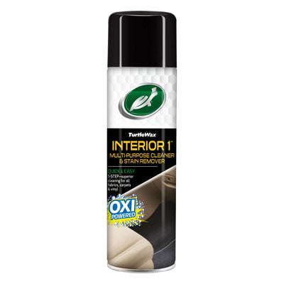 Turtle Wax Interior 1 spray for cars, 500ml. Multi-purpose cleaner for fabric, carpet and vinyl. Car accessories India. Turtle Wax Interior 1 spray for cars, 500ml. Multi-purpose cleaner for fabric, carpet and vinyl. Car accessories India.