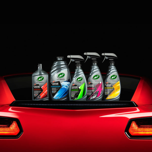 Turtle Wax Hybrid Ceramic car polish, wet wax and detailing products. Car care India.