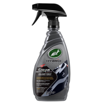 Turtle Wax Hybrid Solutions Ceramic Acrylic Black Wax: Protects black car paint, deep shine, easy use. Now available in India.
 Turtle Wax Hybrid Solutions Ceramic Acrylic Black Wax: Protects black car paint, deep shine, easy use. Now available in India.