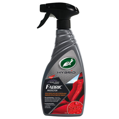 Turtle Wax Hybrid Solutions Fabric Protector, 500ml bottle. Ideal for automotive fabrics; protects against stains, water, and oil. Turtle Wax Hybrid Solutions Fabric Protector, 500ml bottle. Ideal for automotive fabrics; protects against stains, water, and oil.