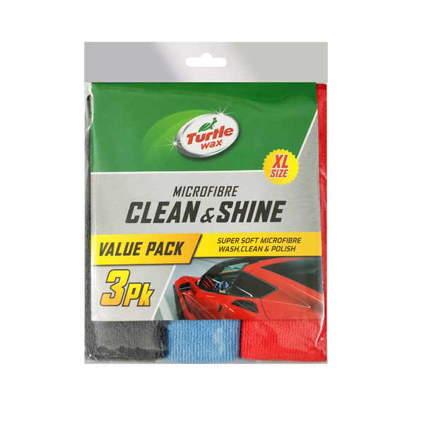 Microfibre Clean & Shine (Pack of 3)