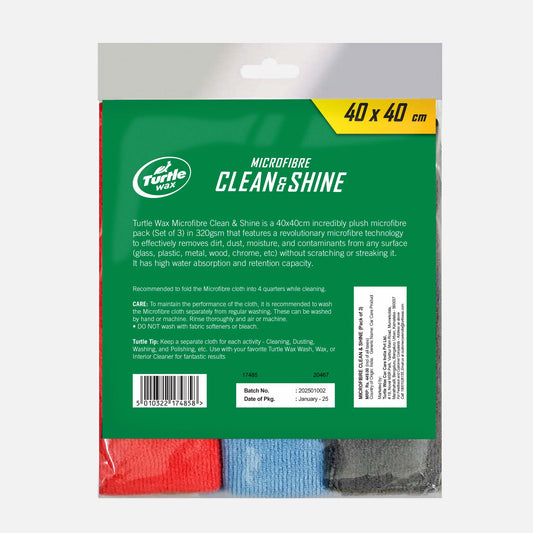 Microfibre Clean & Shine (Pack of 3)