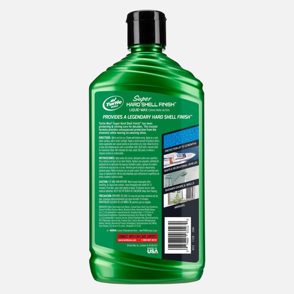 Turtle Wax Super Hard Shell Finish कार वैक्स। Provides long-lasting shine & protection. मेड इन USA।