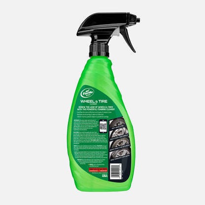 Turtle Wax Wheel & Tyre Cleaner (680ml) for Indian car wheels & tyres. Acid-free formula removes brake dust & grime. Gives new look!