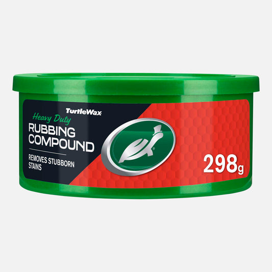 Turtle Wax rubbing compound 298gm eliminates stubborn stains, oxidation and paint transfer. For car detailing in India.