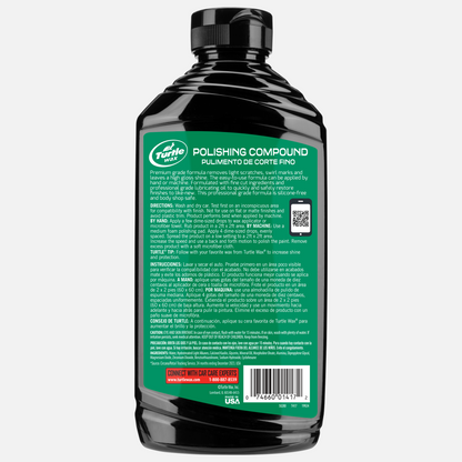Turtle Wax Polishing Compound: Removes scratches & swirl marks. Professional formula for car paint correction and a high-gloss finish. Available in India.