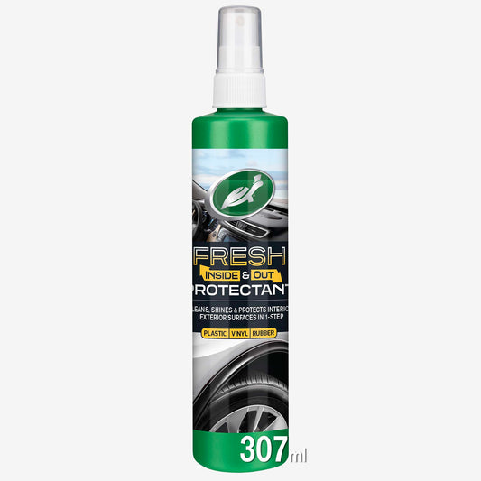 Turtle Wax Interior Exterior Spray (307ml). Protects car surfaces. Quick, easy shine. Ideal for Indian car owners.