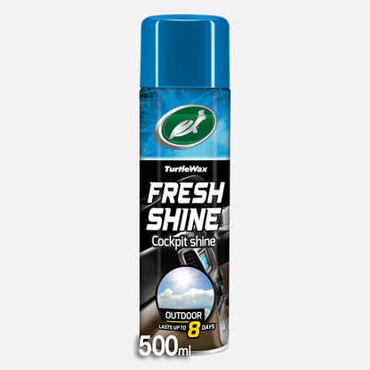 Turtle Wax Fresh Shine outdoor, 8-day air freshener for car cockpit shine, available in India.