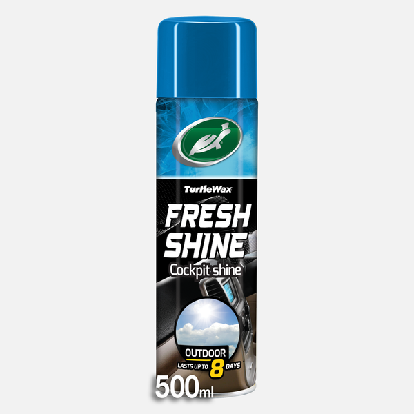 Turtle Wax Fresh Shine outdoor, 8-day air freshener for car cockpit shine, available in India.