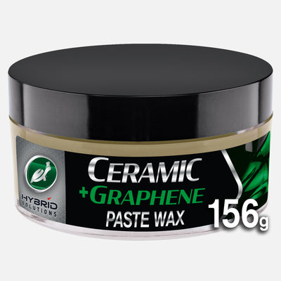 Turtle Wax Hybrid Solutions Ceramic + Graphene Paste Wax (156g) for car care in India. Protects with gloss, slickness, and UV protection.