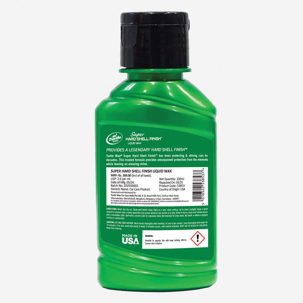 Super Hard Shell Finish® Liquid Wax, 100ml