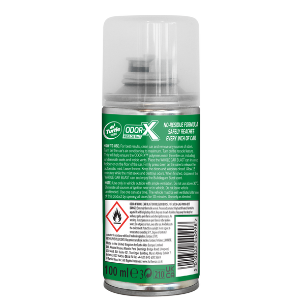 Odor-X Whole Car Blast Bubblegum 100ml