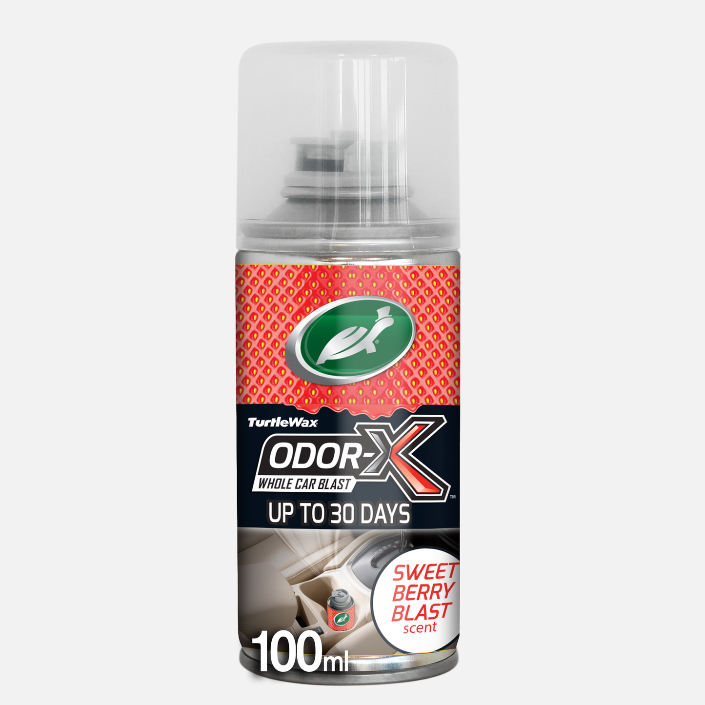 Turtle Wax Odor-X Sweet Berry fragrance car freshener spray. Eliminates bad smells in your auto with berry scent in India.