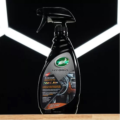 Turtle Wax Hybrid Solutions Ceramic + Graphene Inside Job spray for car interior cleaning. भारत में कार की सफाई।

