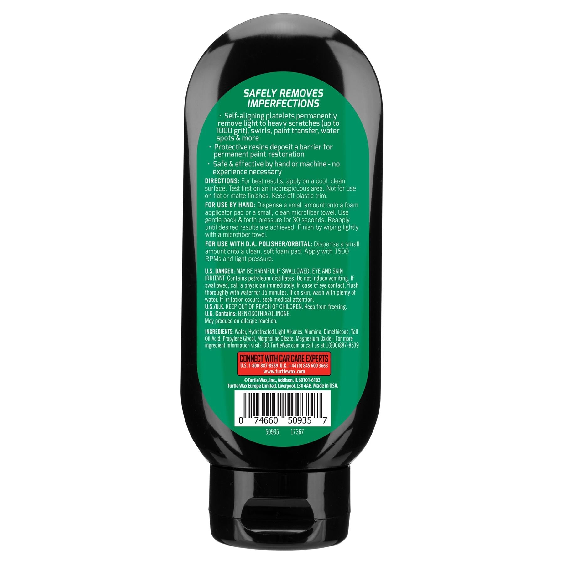 Turtle Wax Scratch Repair bottle. Safely removes scratches, paint transfer. Easy hand or machine use. Car detailing, Indian auto care.
