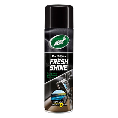 Turtle Wax Fresh Shine provides cockpit shine & 8-day car freshening. Interior care for an enduring 