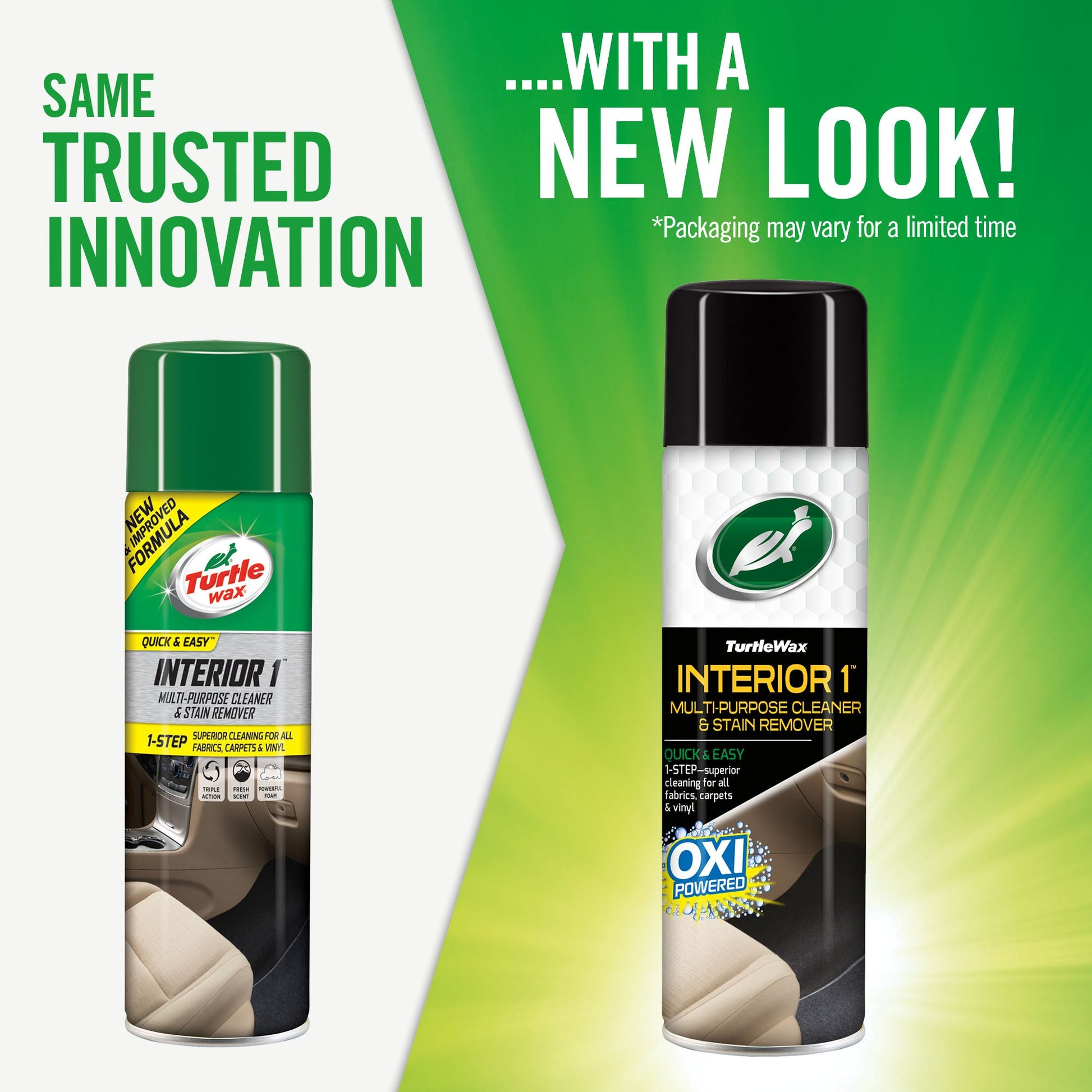 Turtle Wax Interior 1 Multi-Purpose Cleaner & Stain Remover spray bottle. Car interior cleaning के लिए बेहतरीन.