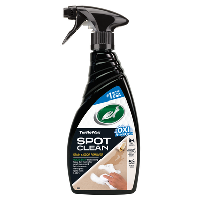 Turtle Wax Spot Clean: Stain & Odor Remover. Oxi Hyperfoam action. No brush needed, tackles pet messes. #1 in USA. Available in India.