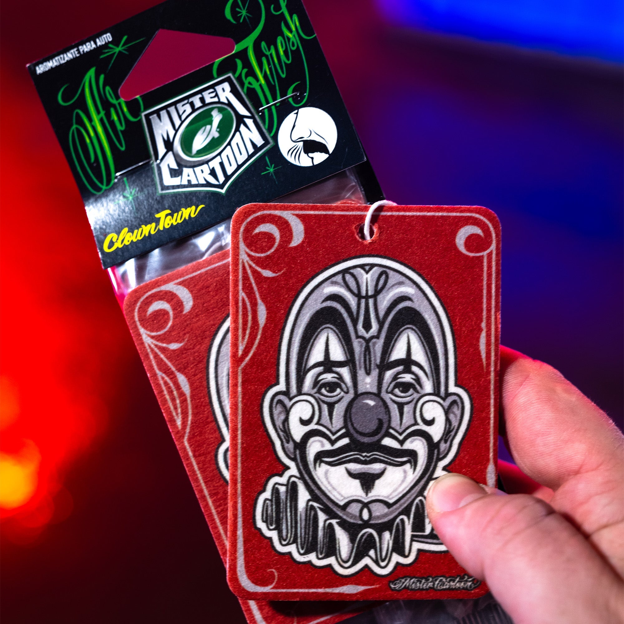 Paper Air Freshener Clown Town (3 pack) | Turtle Wax x Mister