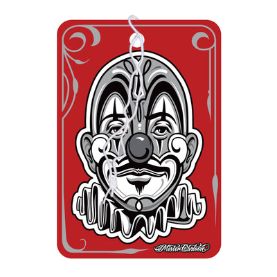 लाल रंग का पेपर एयर फ्रेशनर, मसख़रे के डिज़ाइन वाला, ऑटो एक्सेसरीज़.