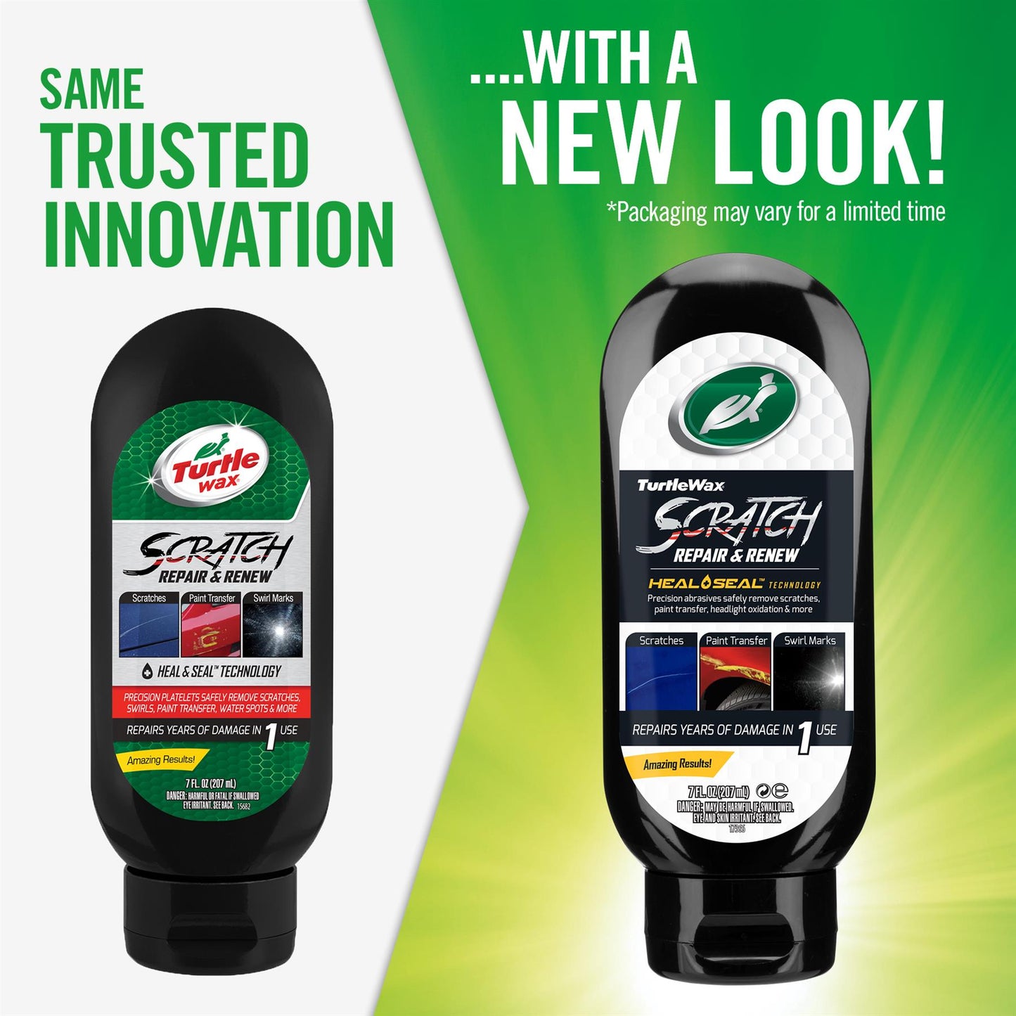 Turtle Wax Scratch Repair & Renew (207ml) for cars. Removes scratches, paint transfer, & swirl marks. New look! #TurtleWax #CarCare #India
