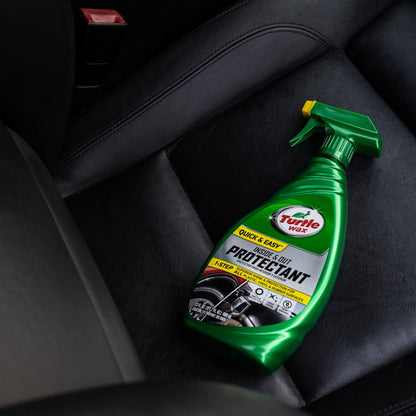 Turtle Wax protectant: Car interior & exterior care for plastic, vinyl, rubber. Offers UVA/UVB protection & high shine in India.